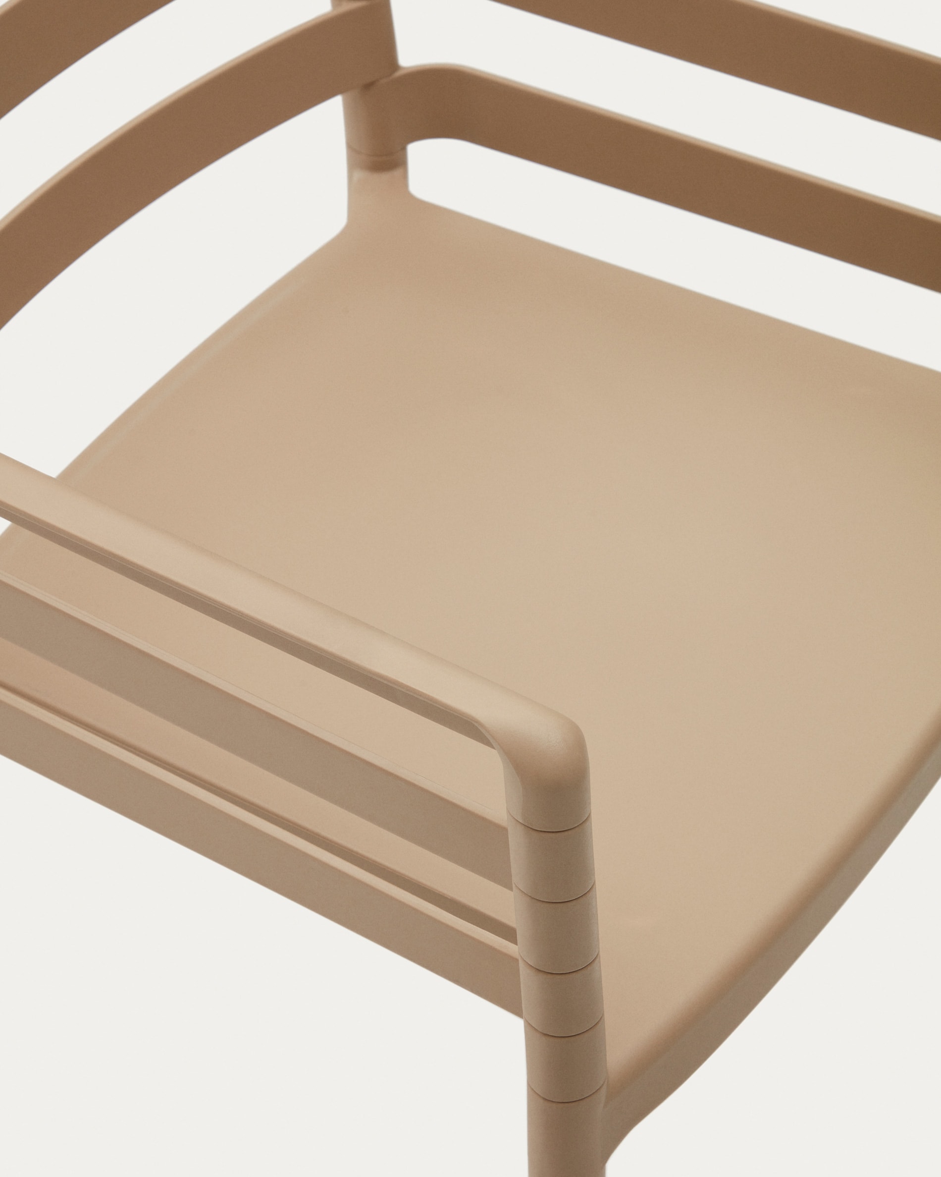 Lot de 4 chaises outdoor effet rotin en résine plastique Kave Home - EQUAL