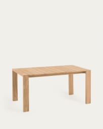 Τραπέζι εξωτερικού χώρου Victoire, μασίφ ξύλο τικ, 200x100εκ