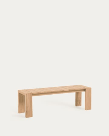 Panca da esterno Victoire in legno massello di teak 175 cm