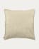 Blok cushion cover in white linen, 60 x 60 cm