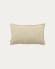 Blok cushion cover in white linen, 30 x 50 cm