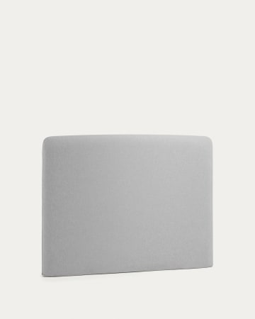 Capçal desenfundable Dyla gris per a llit de 90 cm