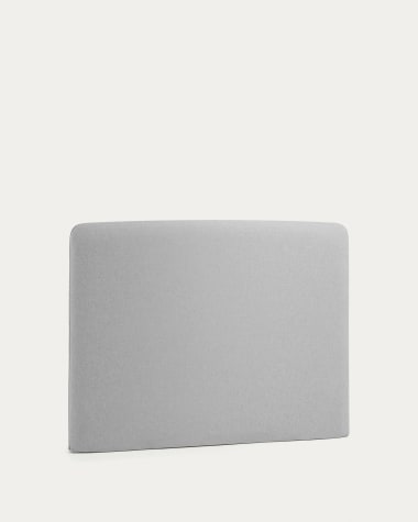 Dyla Bettkopfteil mit abnehmbarem Bezug grau für Bett von 90 cm