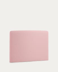 Dyla headboard with removable cover in pink, for 90 cm beds