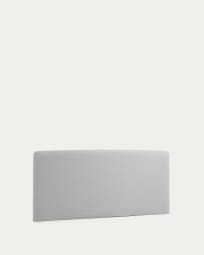 Dyla headboard with removable cover in grey, for 150 cm beds