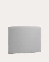 Dyla headboard cover in grey for 90 cm beds
