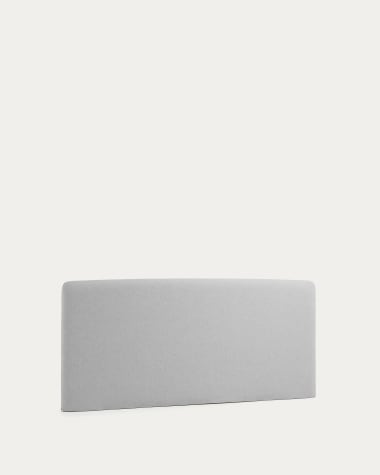 Dyla headboard cover in grey for 150 cm beds