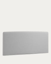 Dyla headboard cover in grey for 160 cm beds