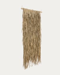 Gobelin ścienny Solil z liści palmowych i bambusowych 90 x 93 cm