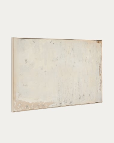 Quadre abstracte Silpa beix clar 200 x 120 cm