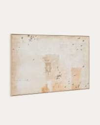Abstract schilderij Silpa donkerbeige 200 x 120 cm