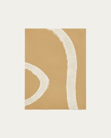 Emora print on mustard paper, 29.8 x 39.8 cm