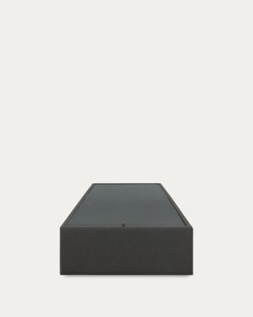 Canapè abatible Matters negre per a matalàs de 90 x 190 cm