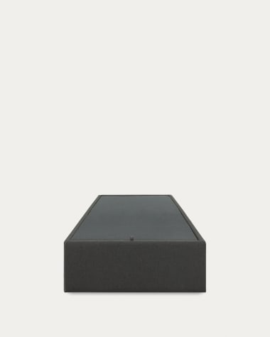Matters folding sofa in black for a 90 x 190 cm mattress