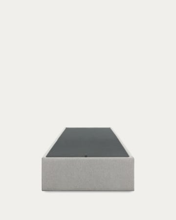 Sommier coffre Matters gris pour matelas de 90 x 190 cm