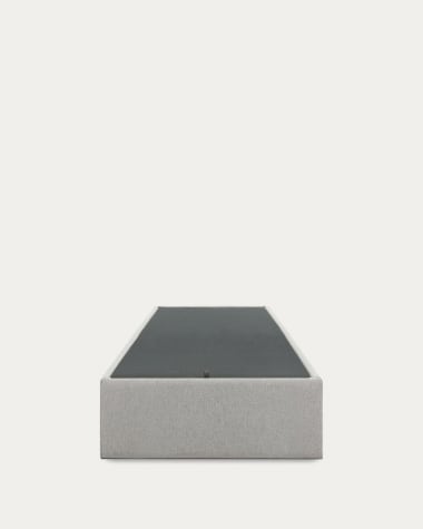 Cama com arrumação Matters cinza para colchão de 90 x 190 cm