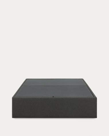 Base letto con contenitore Matters nera per materasso da 160 x 200 cm