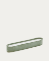 Espelma Sapira de ceràmica verda 6 x 34,5 cm