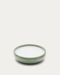 Candela Sapira in ceramica verde Ø 21 cm