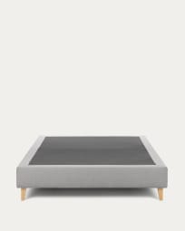 Bed base high Nikos 150 x 190 cm grey