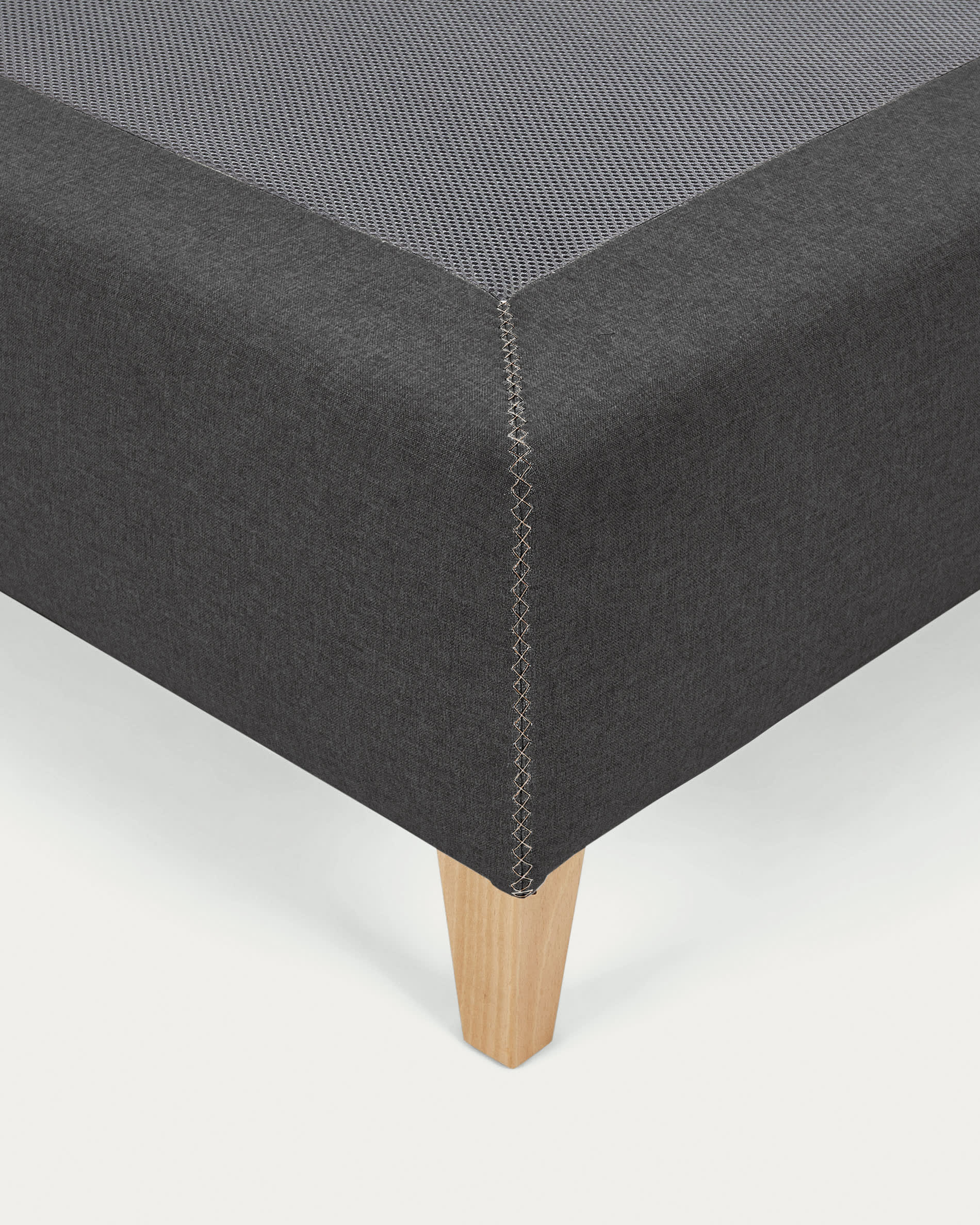 TEKEET Home Furniture - Marco de cama con cabecero de cama (120 x 200 cm,  madera maciza), color negro : : Hogar y cocina