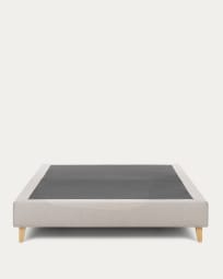 Bed base high Nikos 180 x 200 cm beige