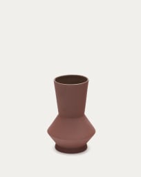 Vase Monells en céramique marron 24 cm