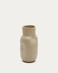 Macaire beige ceramic vase Ø 34 cm