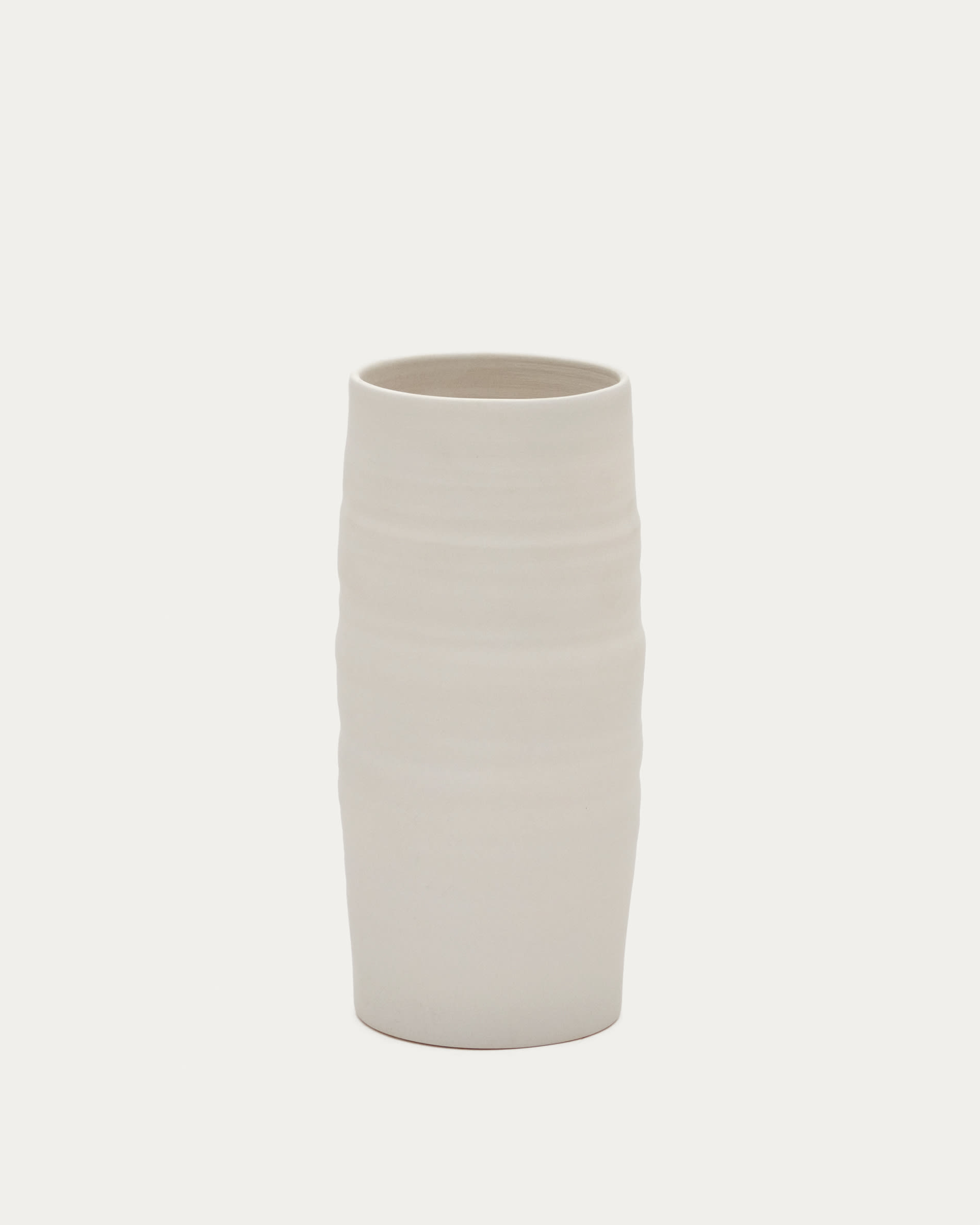 Vaso Macae di ceramica bianca Ø 27 cm