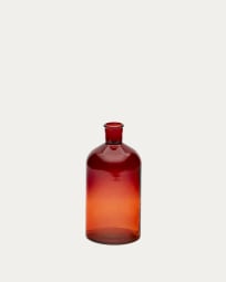 Brenna vase in 100% recycled brown glass, 28 cm