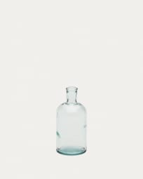 Jarrón Brenna de vidrio transparente 100% reciclado 19 cm