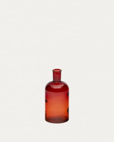 Vaso Brenna in vetro marrone 100% riciclato 19 cm