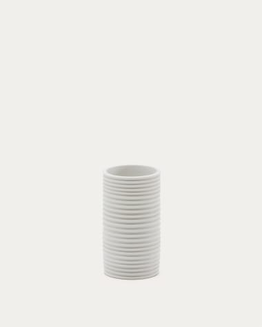 Jarra Sibone de cerâmica branco 13 cm