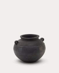 Vase Mesut en terracotta noire 32 cm