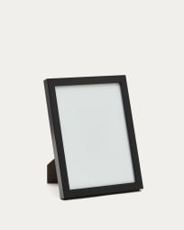 Neale wooden photo frame with black finish, 21 x 28 cm