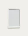Neale wooden photo frame with white finish, 29.8 x 39.8 cm