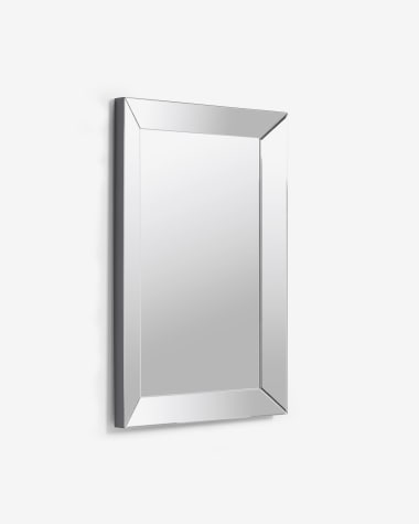 Lena bevelled glass mirror 90 x 60 cm
