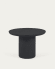 Table ronde de jardin Taimi en ciment finition noire Ø 110cm