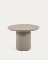 Table ronde de jardin Taimi en ciment Ø 110cm