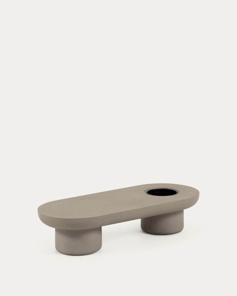 leeftijd Gedeeltelijk Vernietigen Taimi betonnen salontafel voor buiten Ø 140 x 60 cm | Kave Home