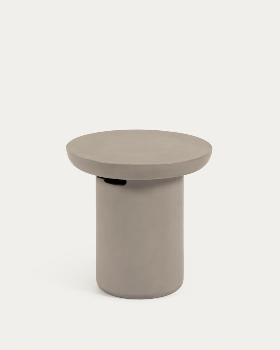 het beleid zegevierend huichelarij Taimi betonnen ronde bijzettafel voor buiten Ø 50 cm | Kave Home