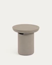Tavolino da esterno Taimi rotondo in cemento Ø 50 cm
