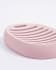 Chia pink polyresin soap dish