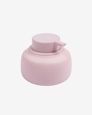Dispensador de jabón Chia de poliresina rosa