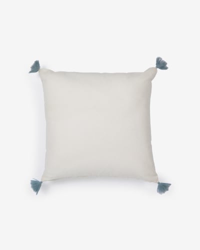 Adhara cushion cover 100% cotton in white 45 x 45 cm | Kave Home