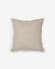 Draupadi cushion cover 100% linen in beige 45 x 45 cm