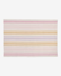 Marilina rug 100% cotton in multicoloured stripes 160 x 230 cm