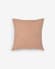 Casilda linen and cotton cushion cover in pink 45 x 45 cm