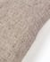 Fodera cuscino Casilda marrone in lino e cotone 30 x 50 cm