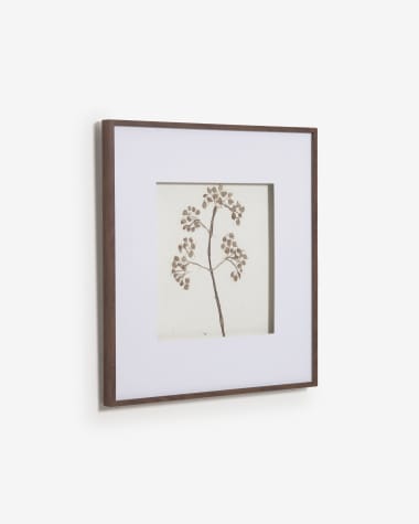 Pasacale picture with vertical floral print 50 x 50 cm
